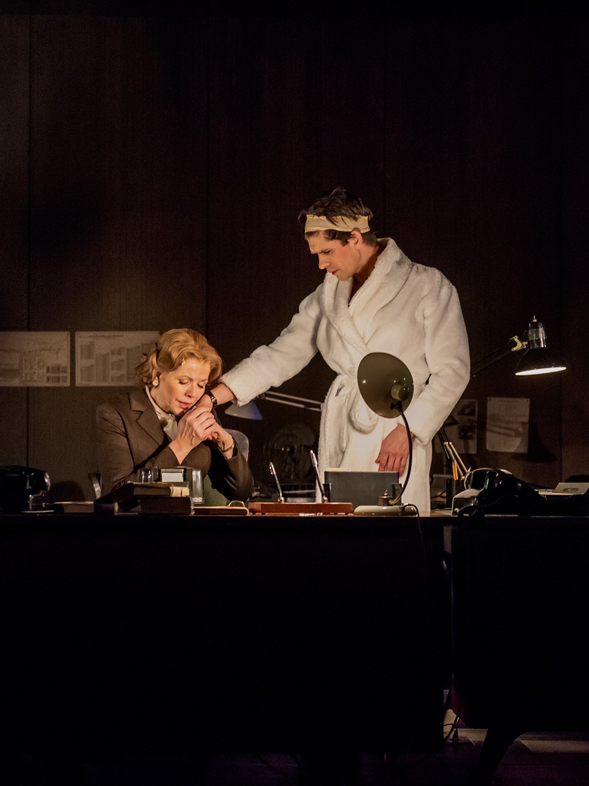 Renée Fleming and Ben Whishaw in *Norma Jeane Baker of Troy*. Photo: Stephanie Berger.