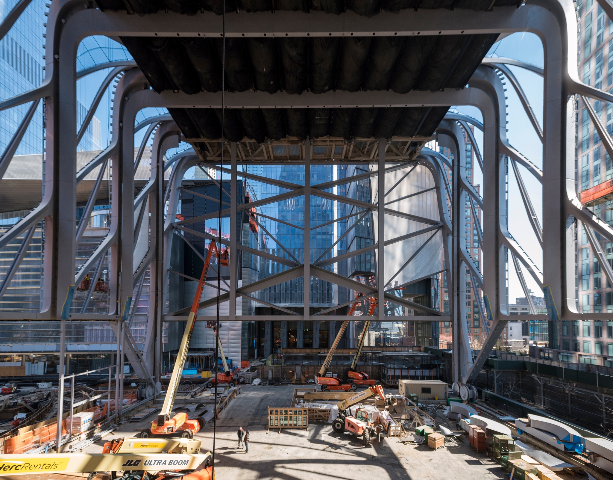 The Shed building under construction February 2018