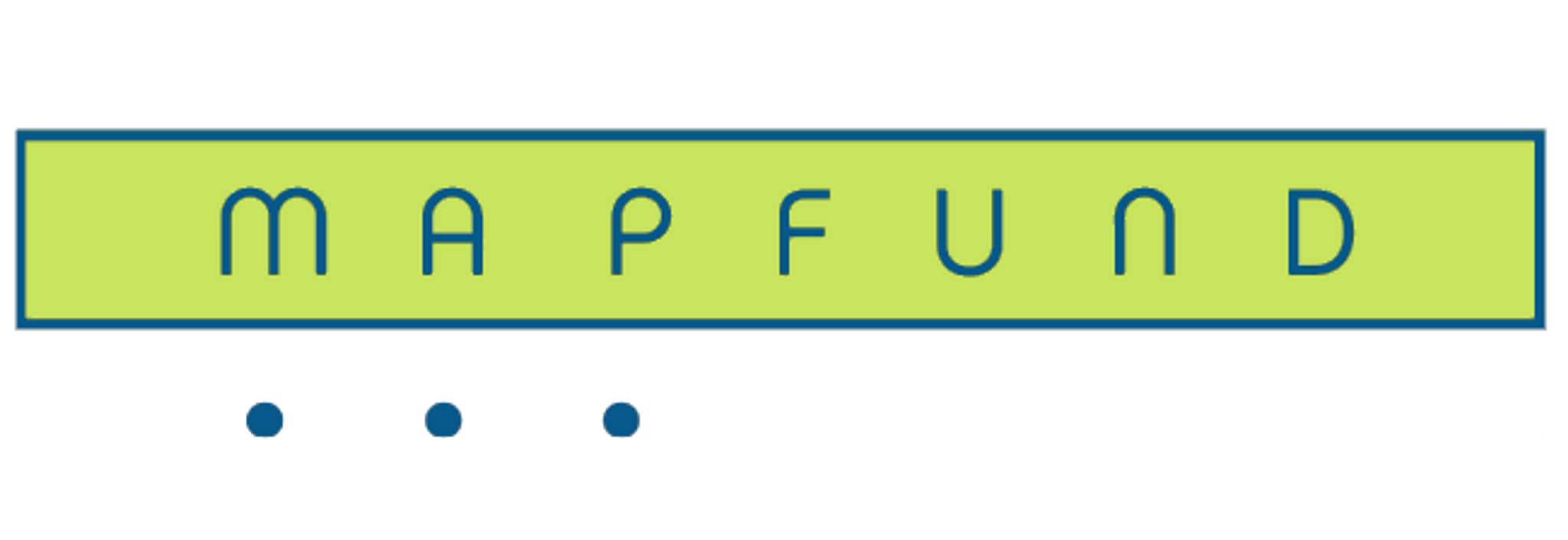 Map Fund logo, including the organization's name in a horizontal lime green rectangle.