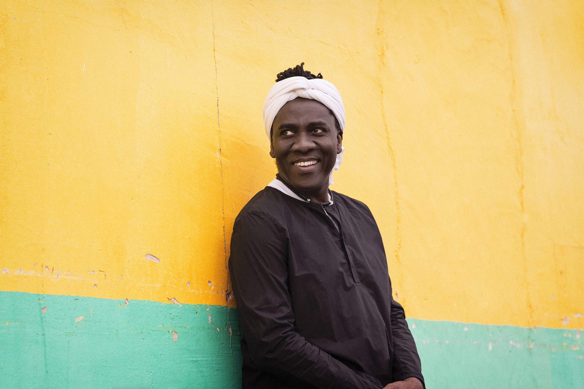 A portrait of Soundtrack of America artist Richard Bona 